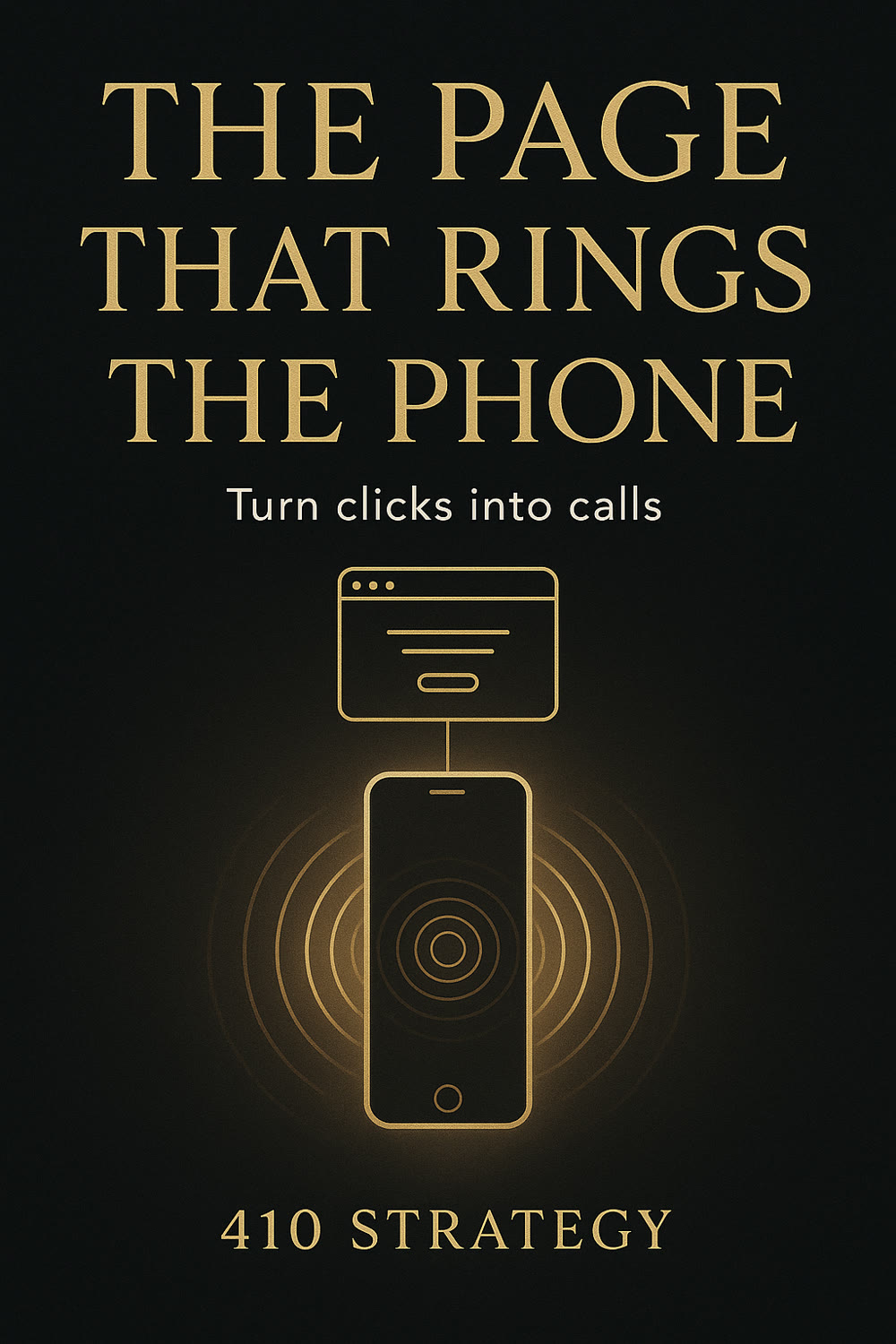 The Page That Rings the Phone cover